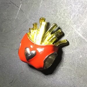 🌺 Love French Fries Food Charm Pandora Style